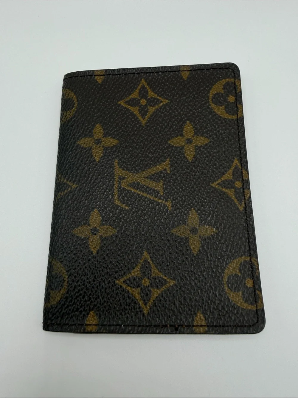 Louis Vuitton Monogram ID Card Case Holder Wallet Canvas Mint! CA1905 Vtg 1995